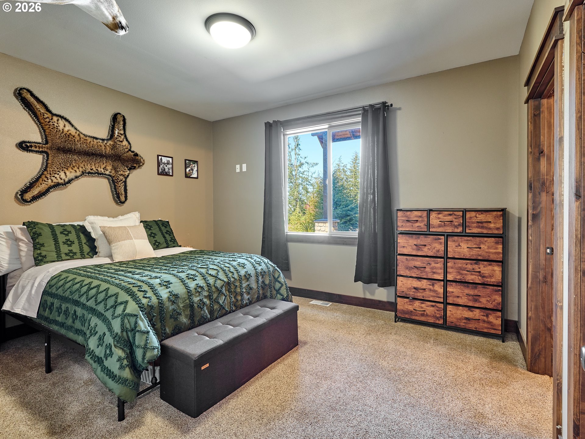 38252 South Blair Road Molalla, OR 97038 - Photo 18 of 47 a bedroom with a bed and a window