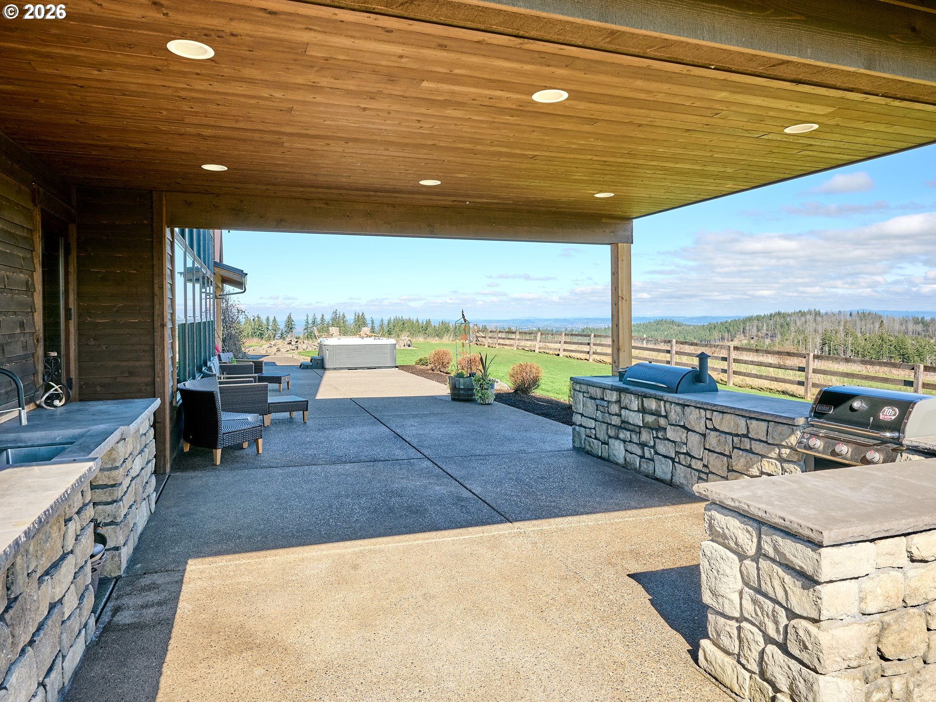 38252 South Blair Road Molalla, OR 97038 - Photo 26 of 47 a view of swimming pool with outdoor seating