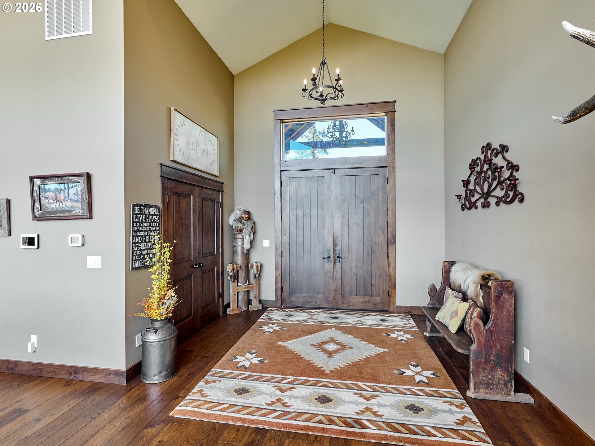 38252 South Blair Road Molalla, OR 97038 - Photo 3 of 47 a view of a bedroom with wooden floor