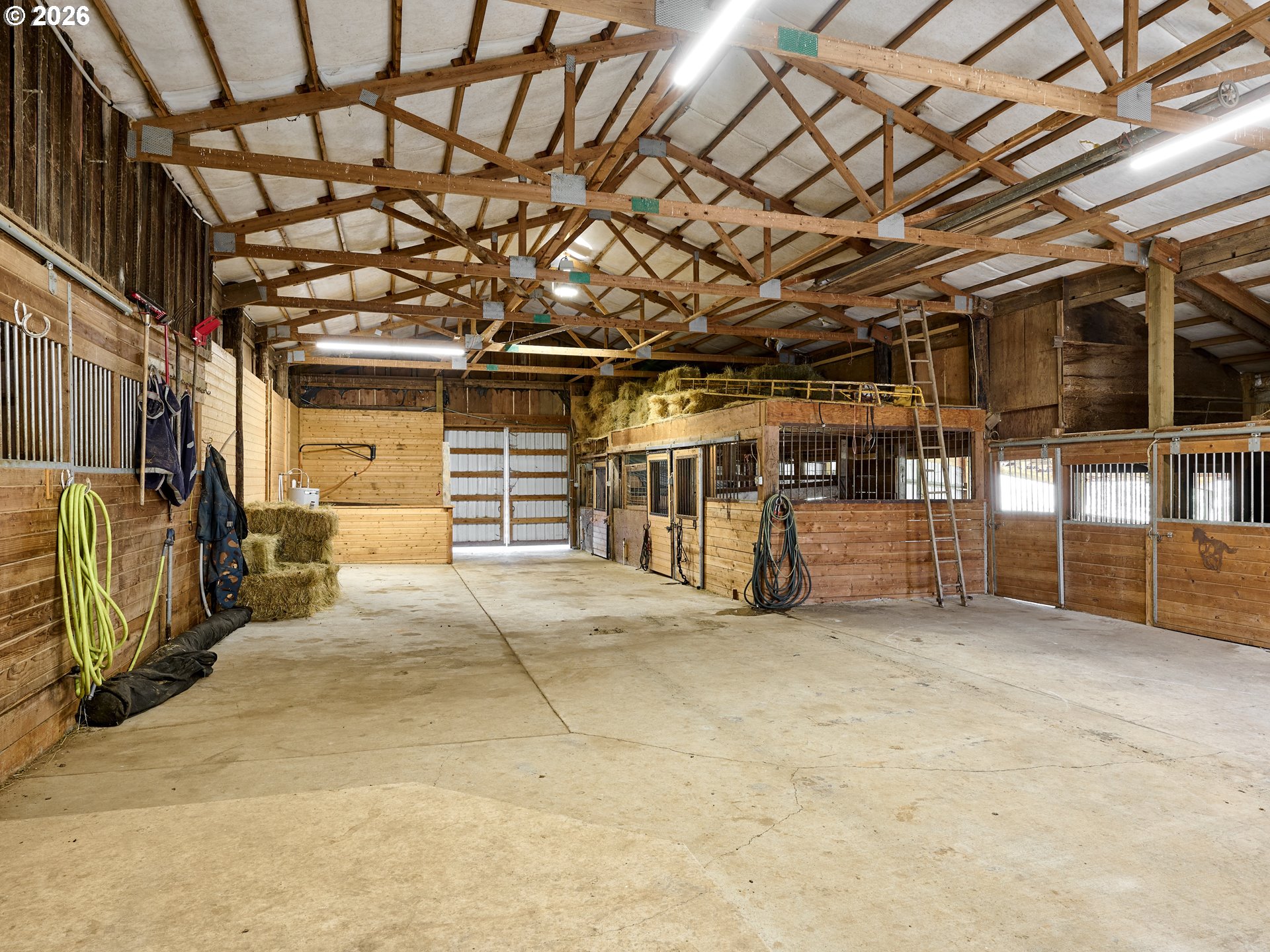 38252 South Blair Road Molalla, OR 97038 - Photo 34 of 47 a view of a garage with wooden wall