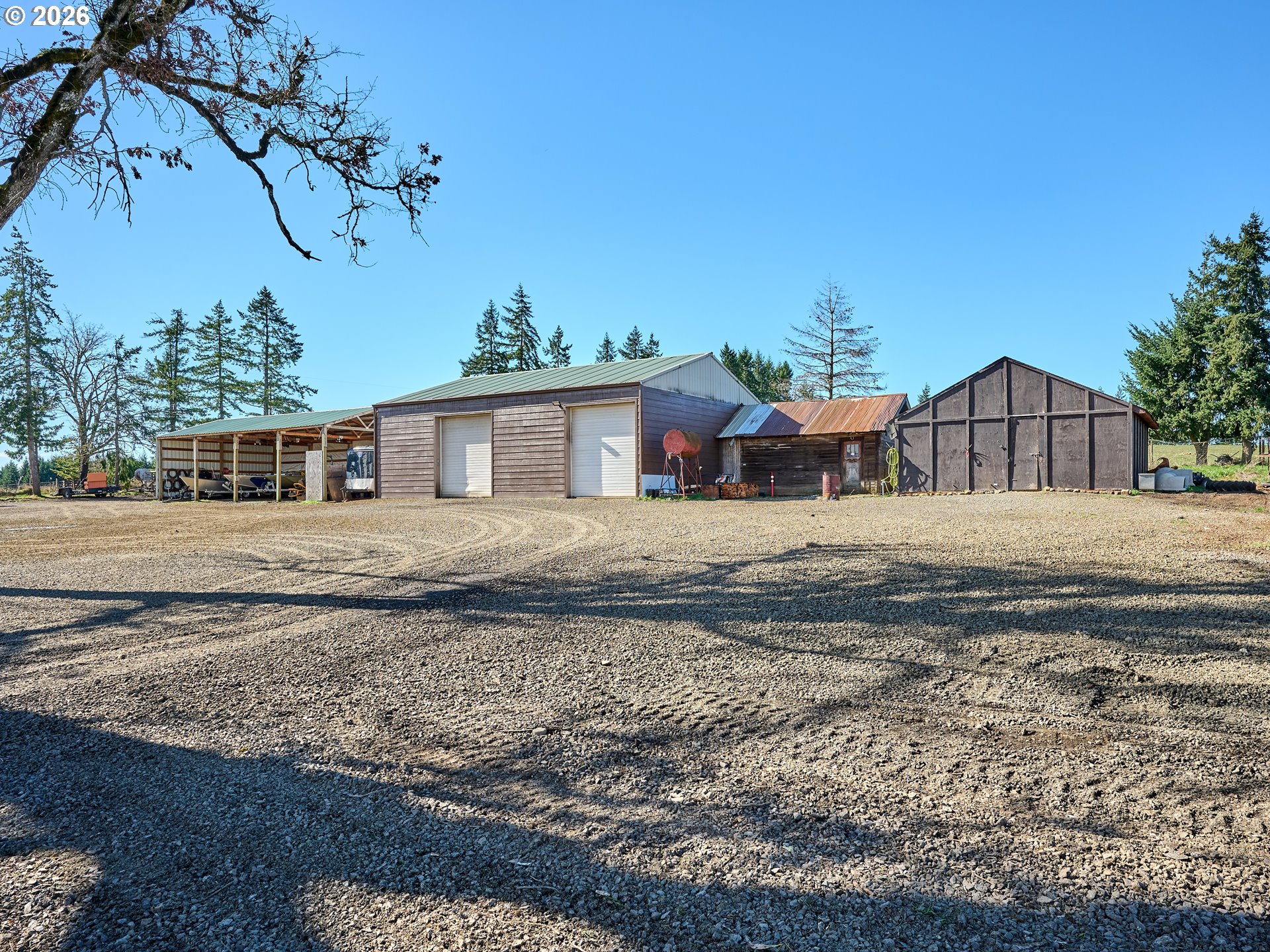 38252 South Blair Road Molalla, OR 97038 - Photo 40 of 47 a house view with a garden space