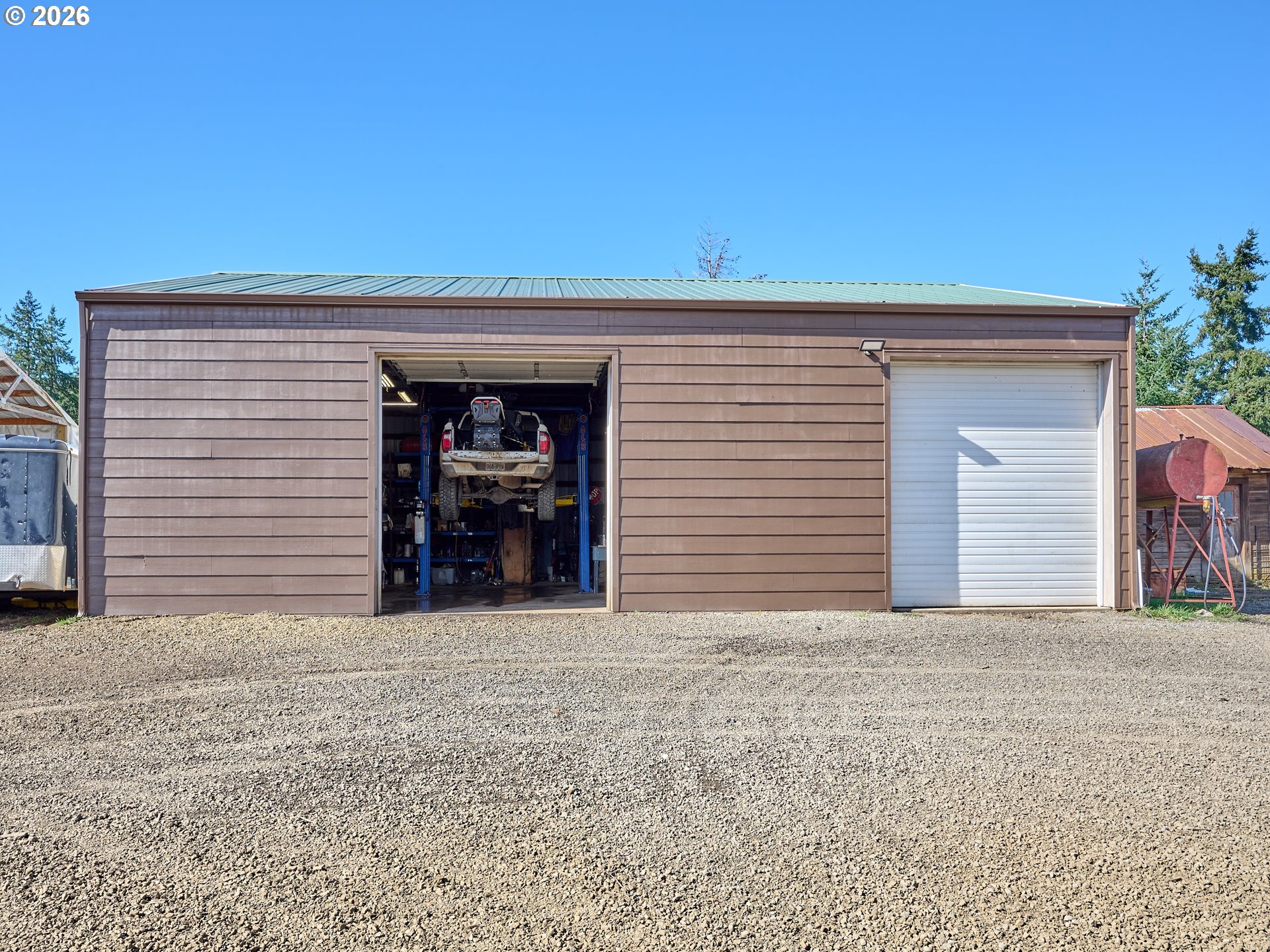 38252 South Blair Road Molalla, OR 97038 - Photo 41 of 47 a view of a car garage