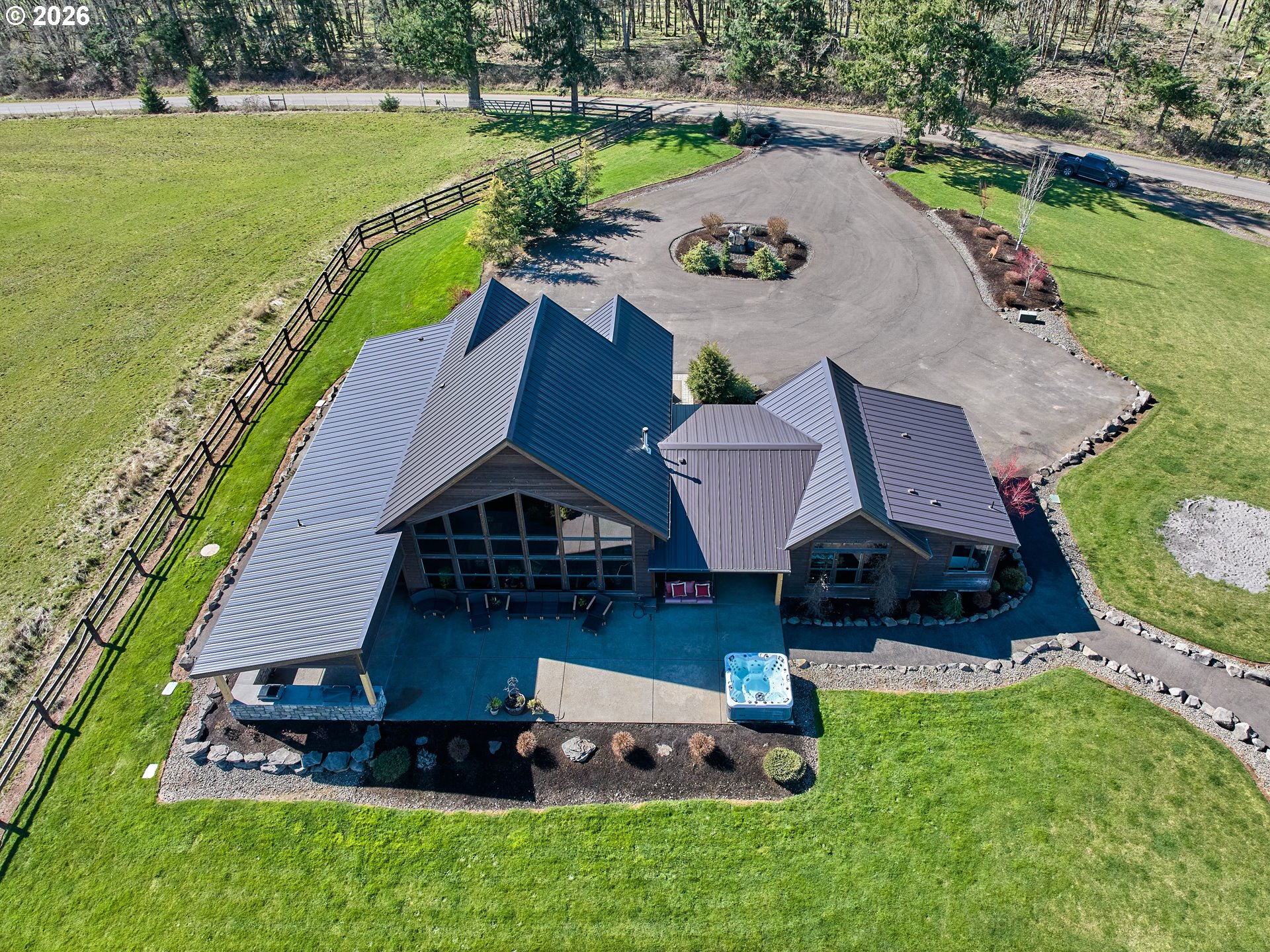 38252 South Blair Road Molalla, OR 97038 - Photo 42 of 47 an aerial view of a house