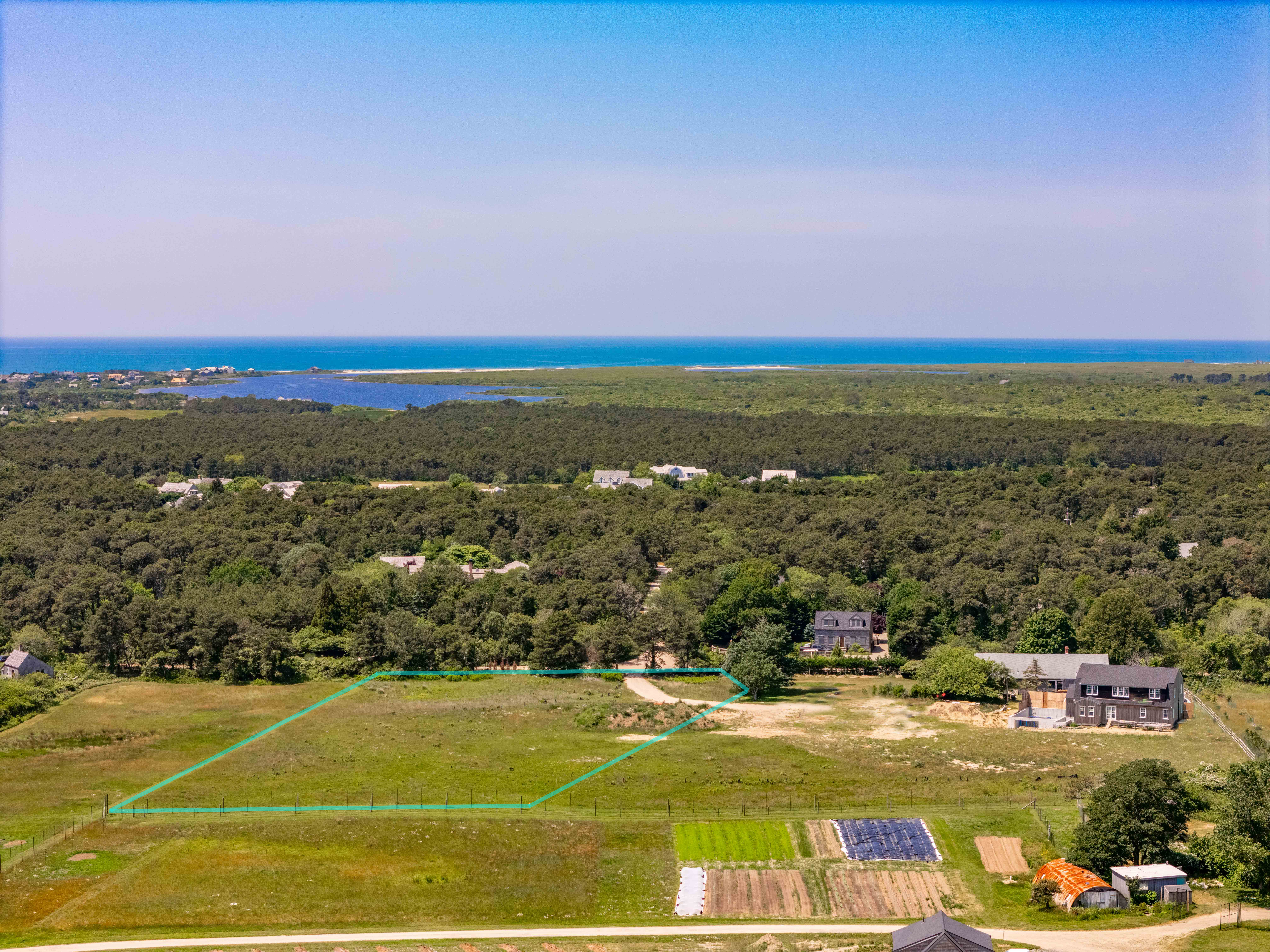 9 Millbrook Road Nantucket, MA 02554 - Photo 2 of 2 a view of an ocean and city