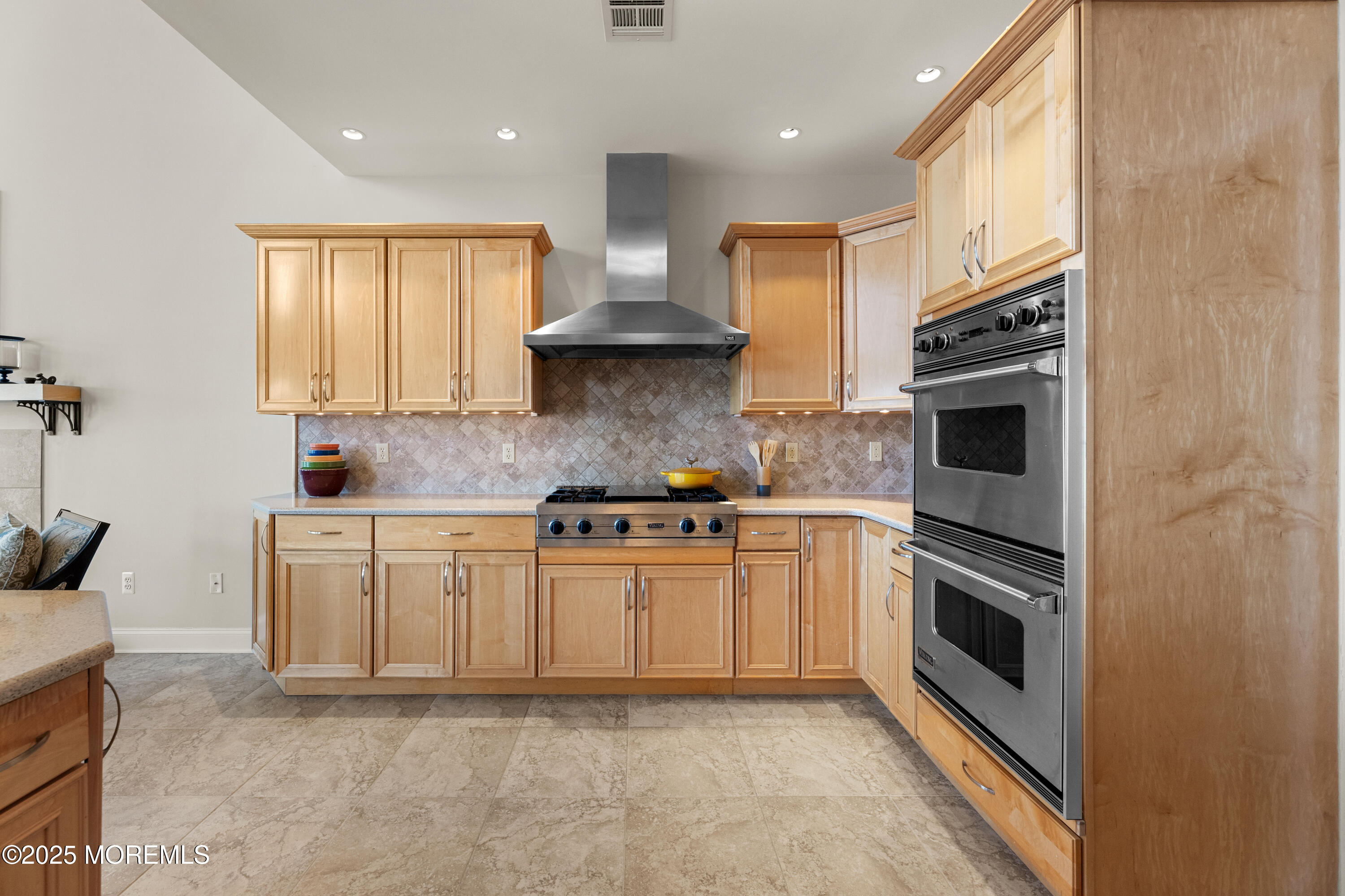 53 Edwards Road Brick, NJ 08723 - Photo 19 of 78 a kitchen with stainless steel appliances granite countertop a stove a sink and a microwave
