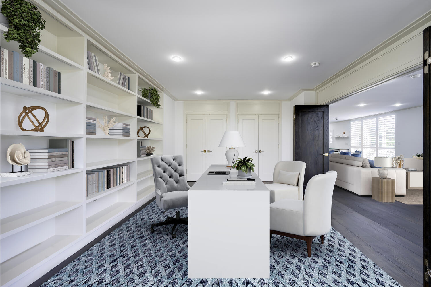 429 Australian Avenue, Unit 9 Palm Beach, FL 33480 - Photo 7 of 18 a living room with furniture and a table