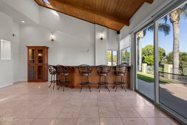 a view of a livingroom with furniture