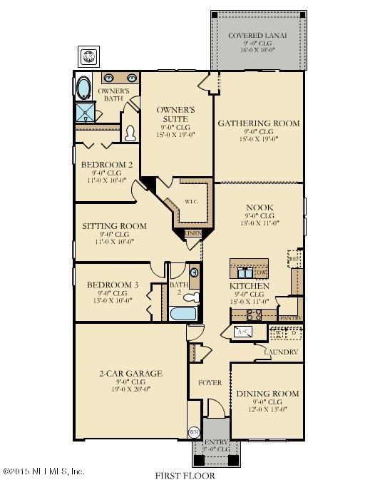 1160 Ballard Ridge Road, Unit 169 Jacksonville, FL 32211 - Photo 10 of 10 Charle Floorplan