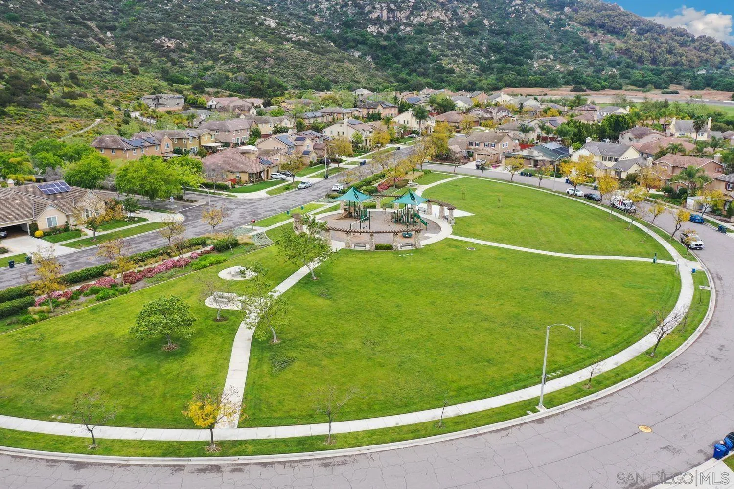 3250 Beven Drive Escondido, CA 92027 - Photo 33 of 34 an aerial view of a house