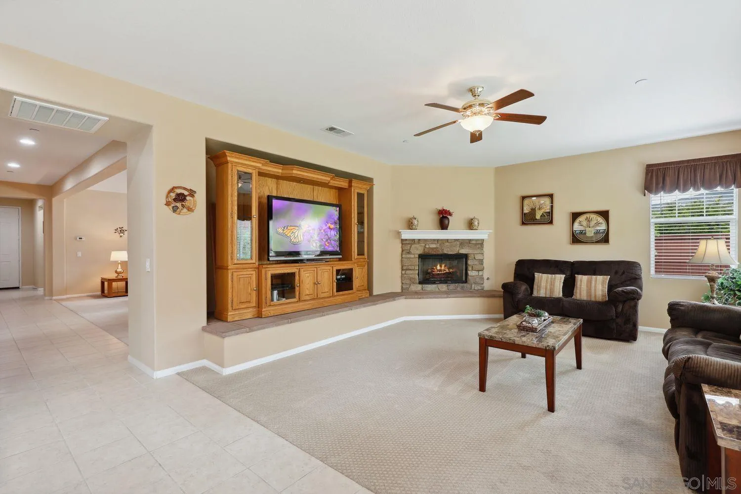 3250 Beven Drive Escondido, CA 92027 - Photo 4 of 34 a living room with furniture and a flat screen tv