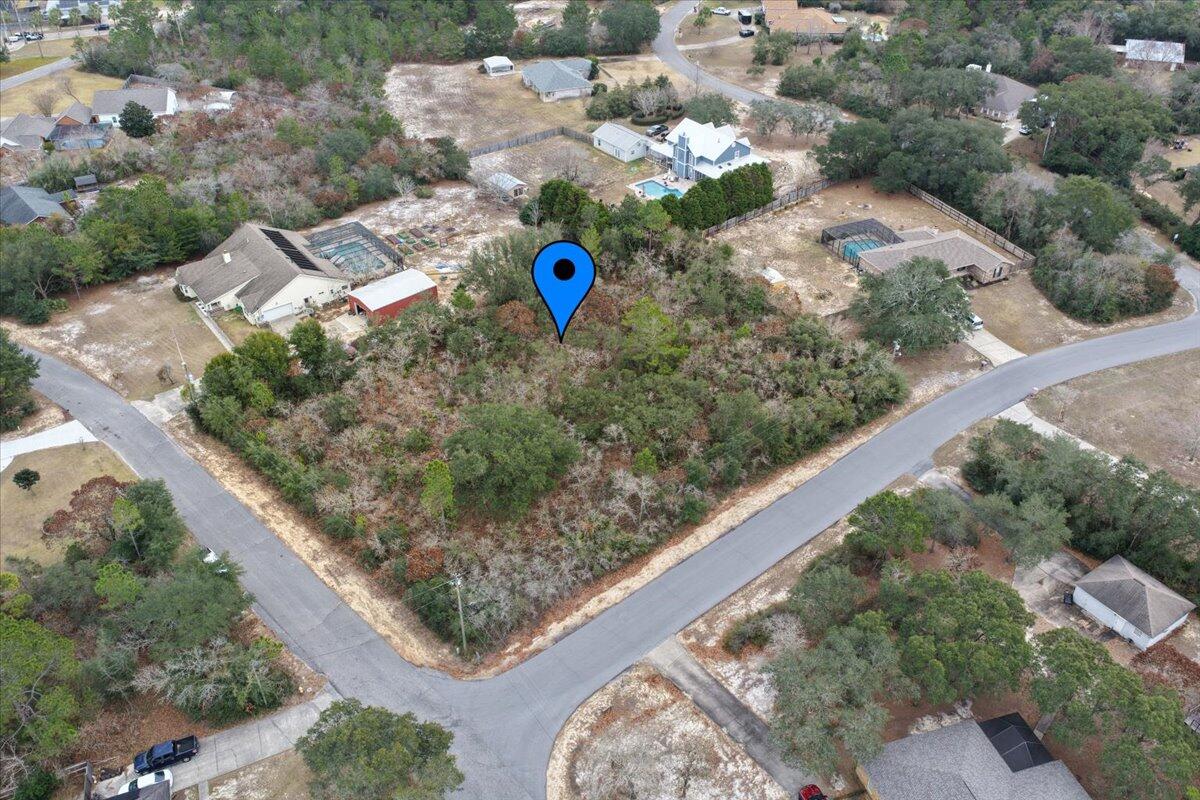 0 Bone Bluff Drive Navarre, FL 32566 - Photo 4 of 7 an aerial view of a backyard