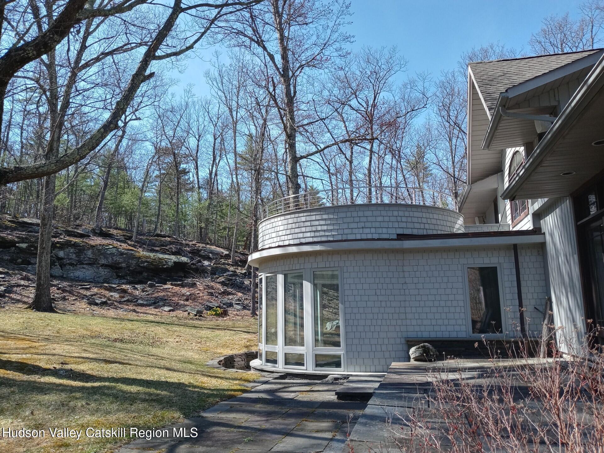 115 Jones Quarry Road Woodstock, NY 12498 - Photo 23 of 38 a front view of a house with garden