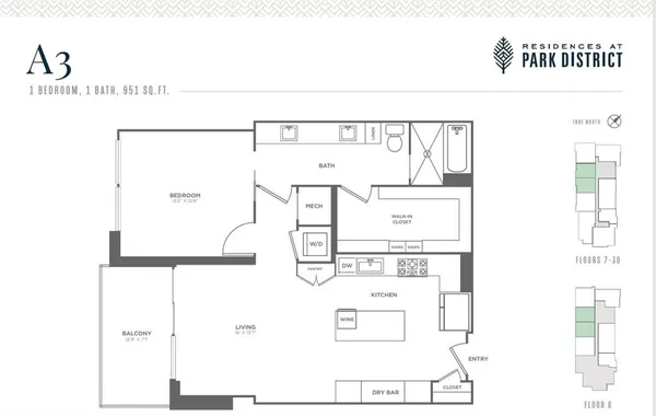 $3,300 | 2120 Olive Street, Unit 1204, Dallas, TX 75201