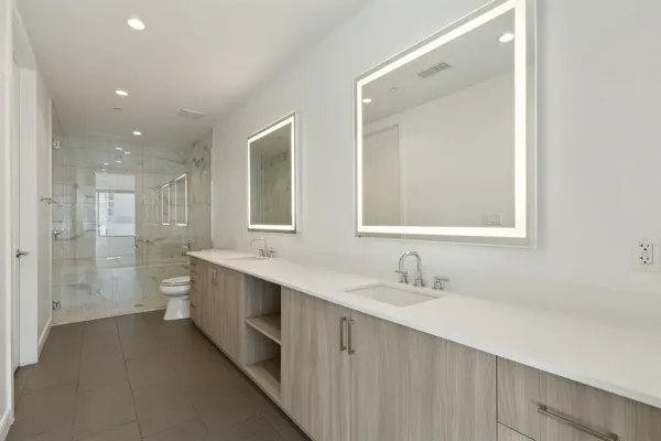 a view of a balcony with city view