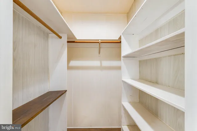 a view of walk in closet