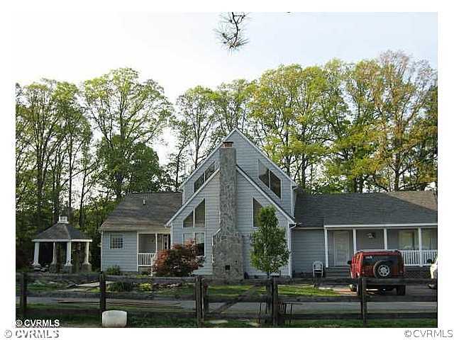 Exterior Front - front of house showing gazebo on
