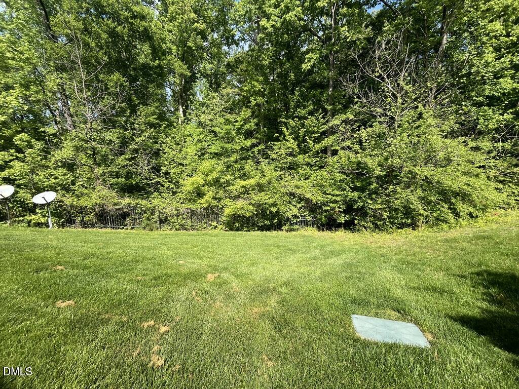 102 Grey Elm Trail Durham, NC 27713 - Photo 35 of 38 a view of a big yard with large trees