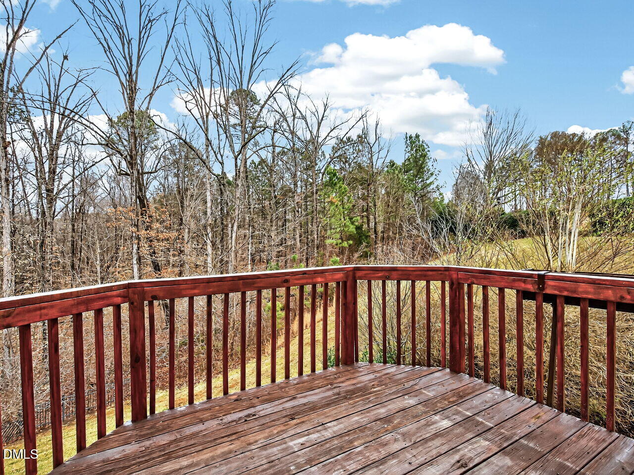 102 Grey Elm Trail Durham, NC 27713 - Photo 38 of 38 a balcony with wooden floor and fence