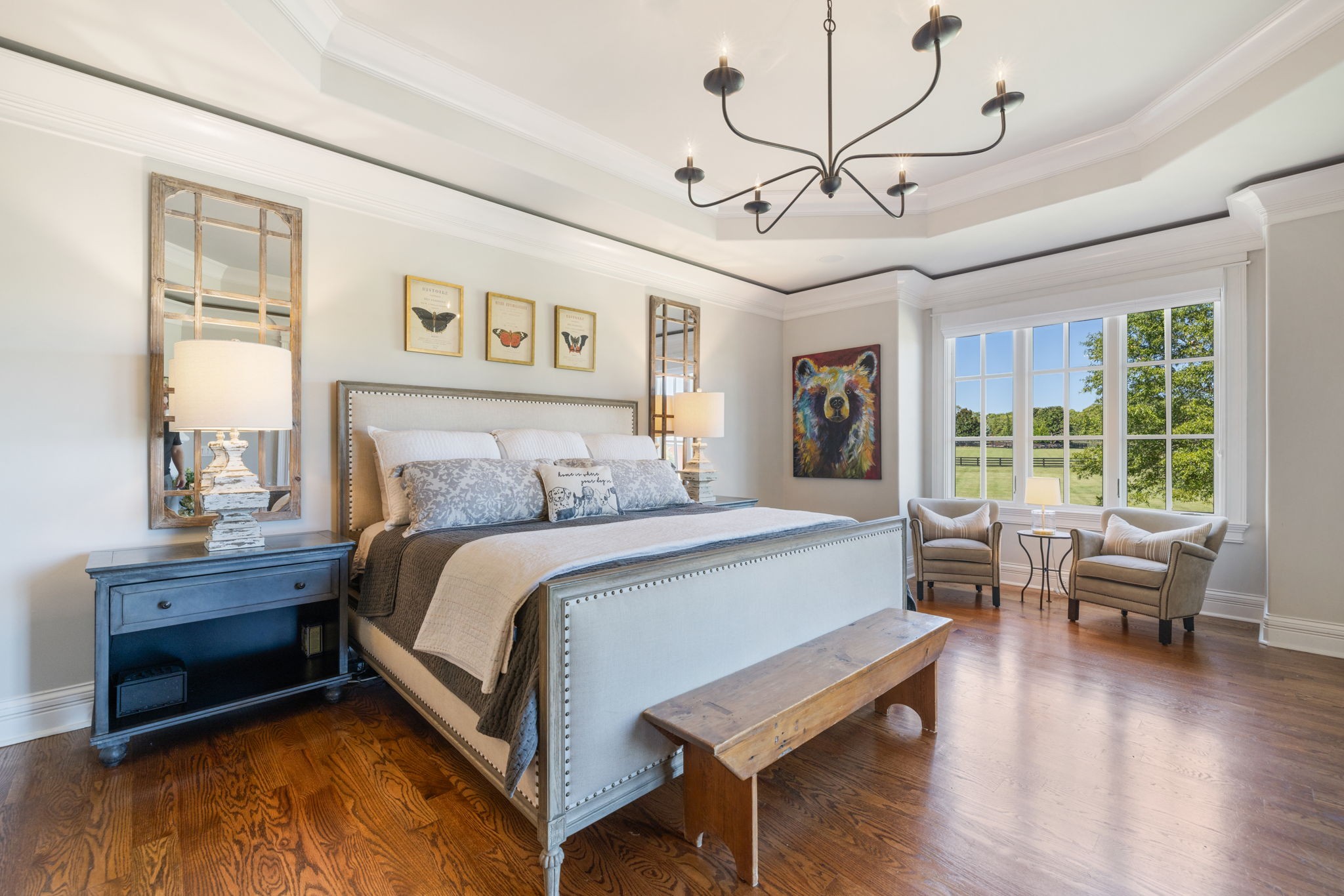 4219 Two Rivers Lane Franklin, TN 37069 - Photo 30 of 69 a bed room with a bed and a chair