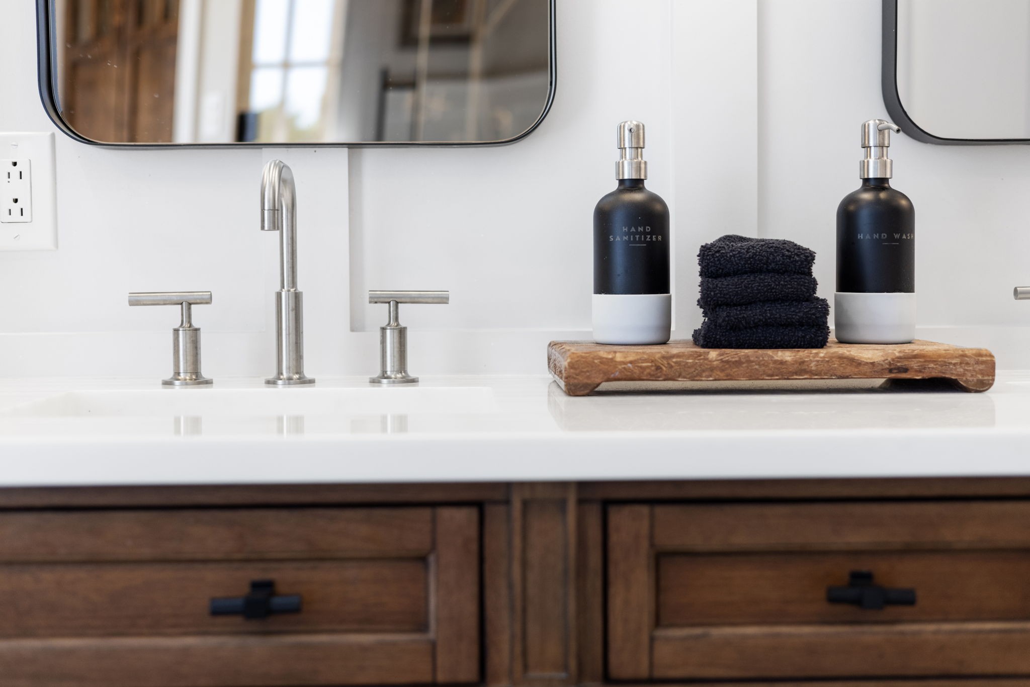 4219 Two Rivers Lane Franklin, TN 37069 - Photo 34 of 69 a close view of sink and a mirror