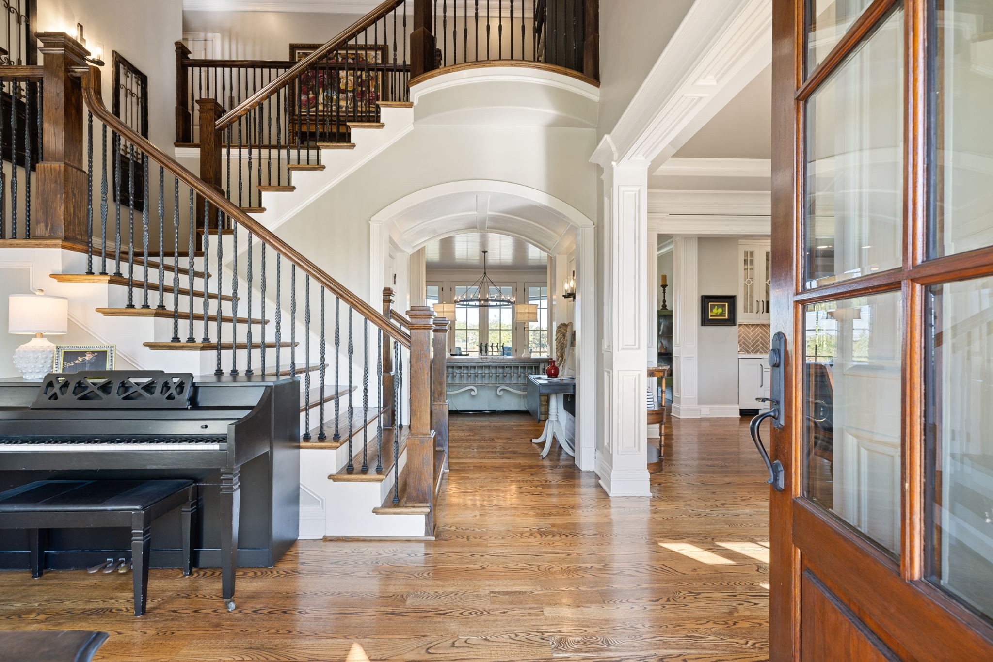 4219 Two Rivers Lane Franklin, TN 37069 - Photo 4 of 69 a view of entryway and hall with wooden floor