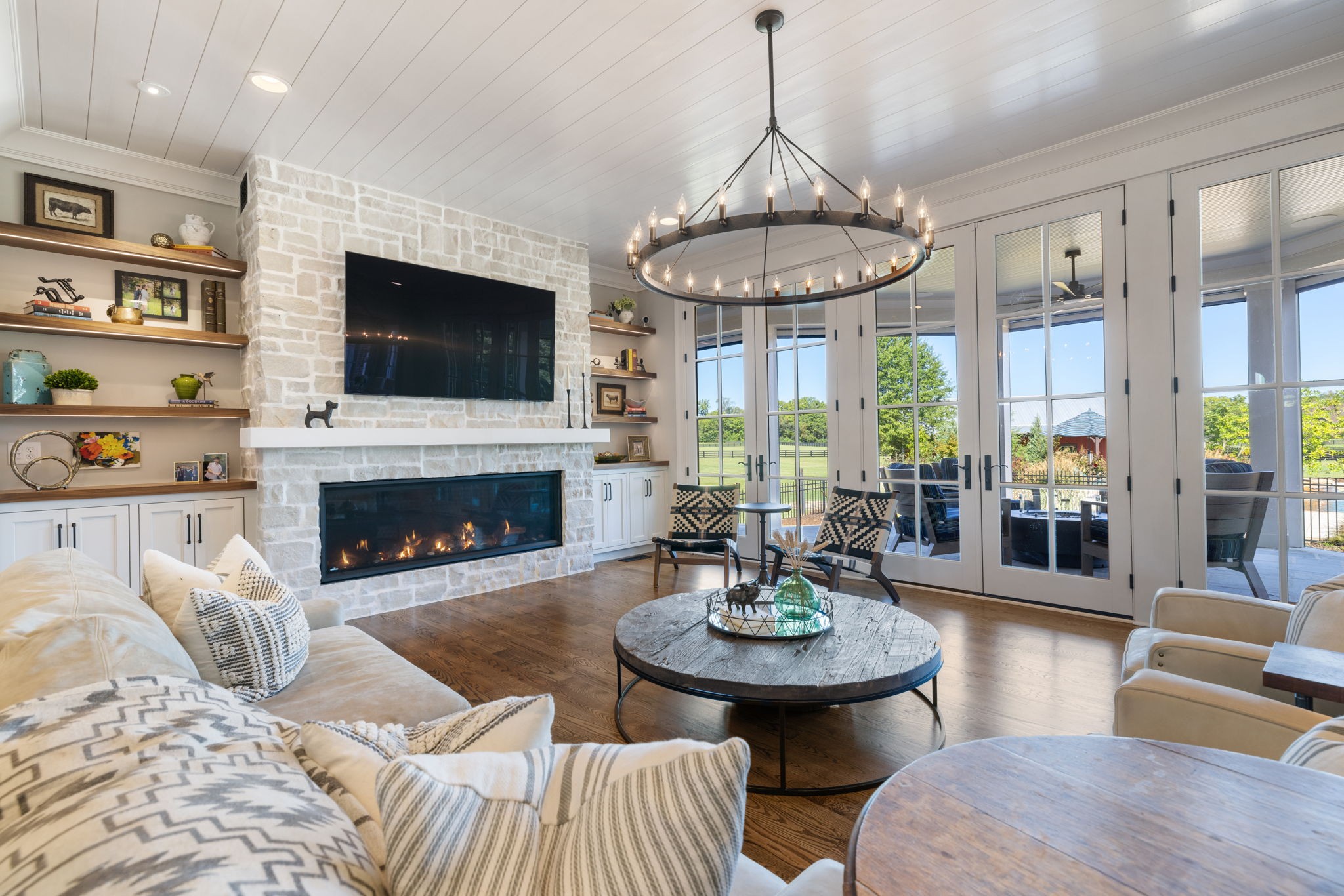 4219 Two Rivers Lane Franklin, TN 37069 - Photo 6 of 69 a view of a livingroom with furniture window and wooden floor