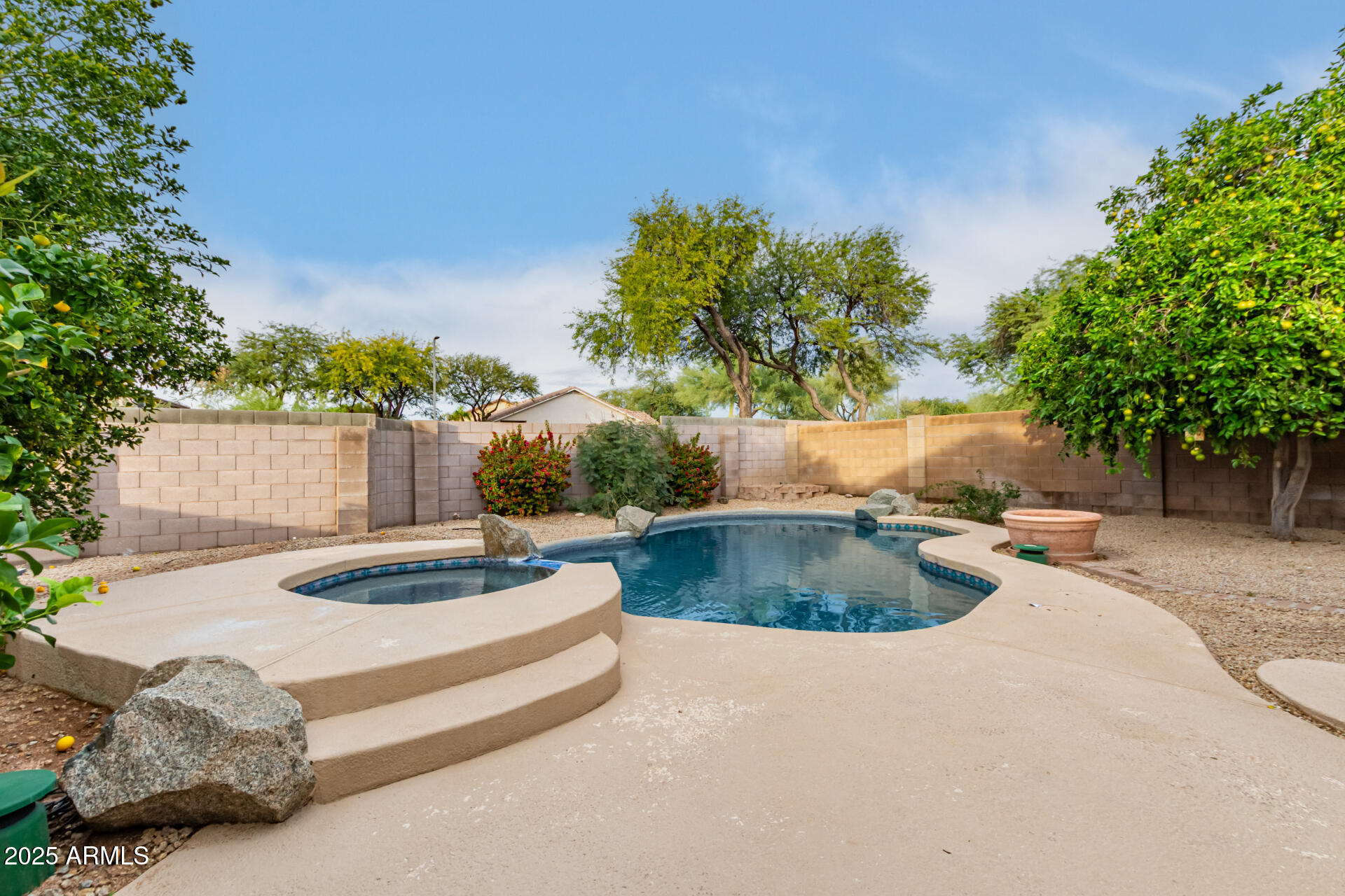 4522 East Rowel Road Phoenix, AZ 85050 - Photo 44 of 49 a view of a backyard with swimming pool