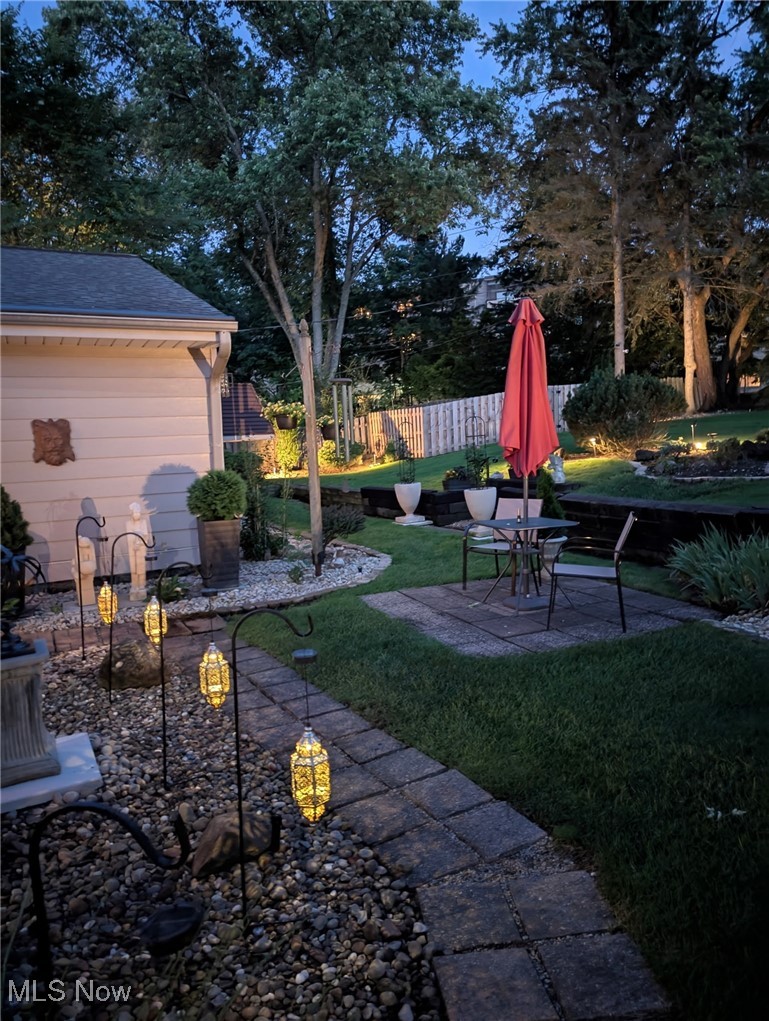 2660 Ramsay Road Beachwood, OH 44122 - Photo 46 of 49 Fenced yard with a patio area
