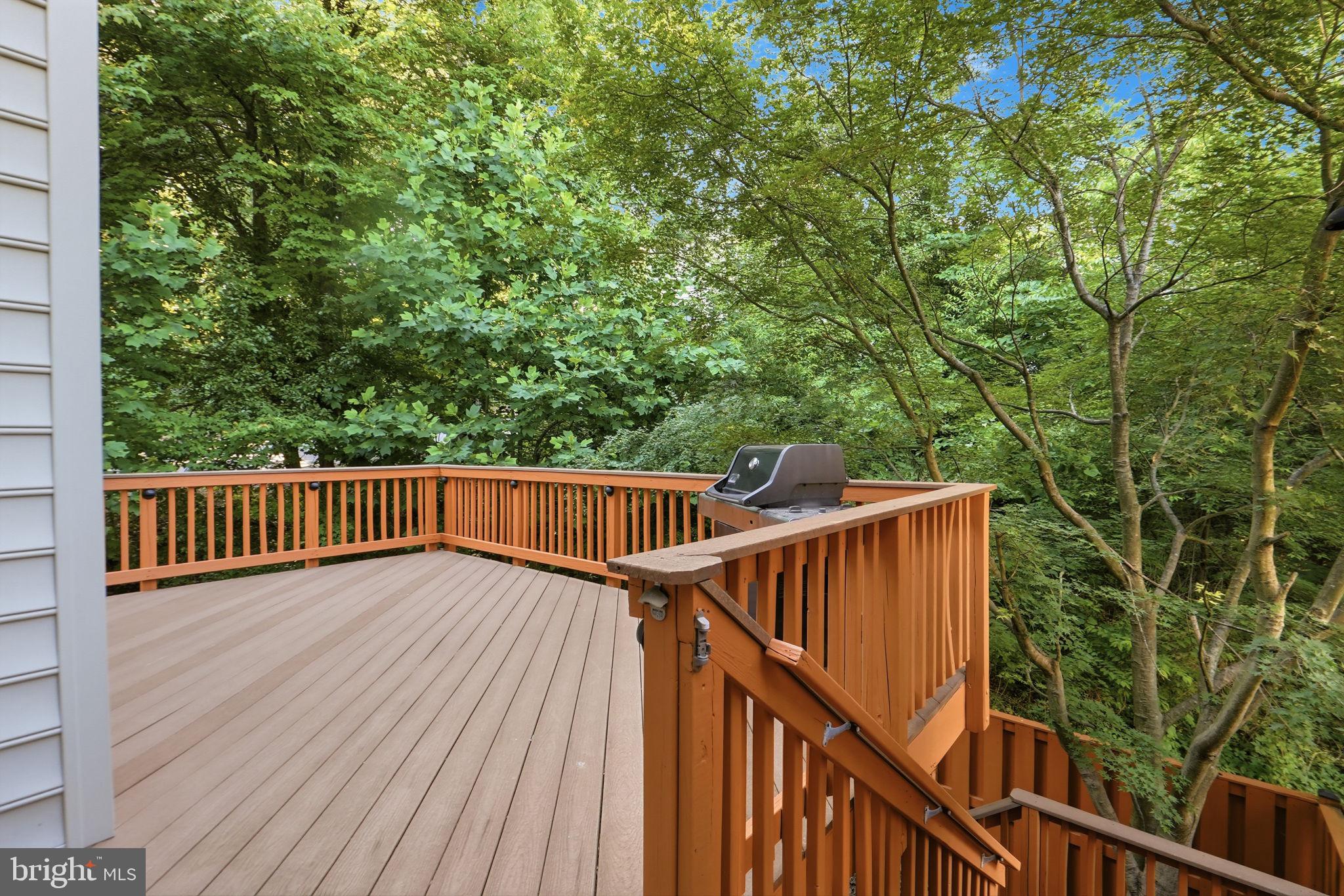 7660 Southern Oak Drive Springfield, VA 22153 - Photo 15 of 37 BEAUTIFUL WOODED VIEW FROM DECK