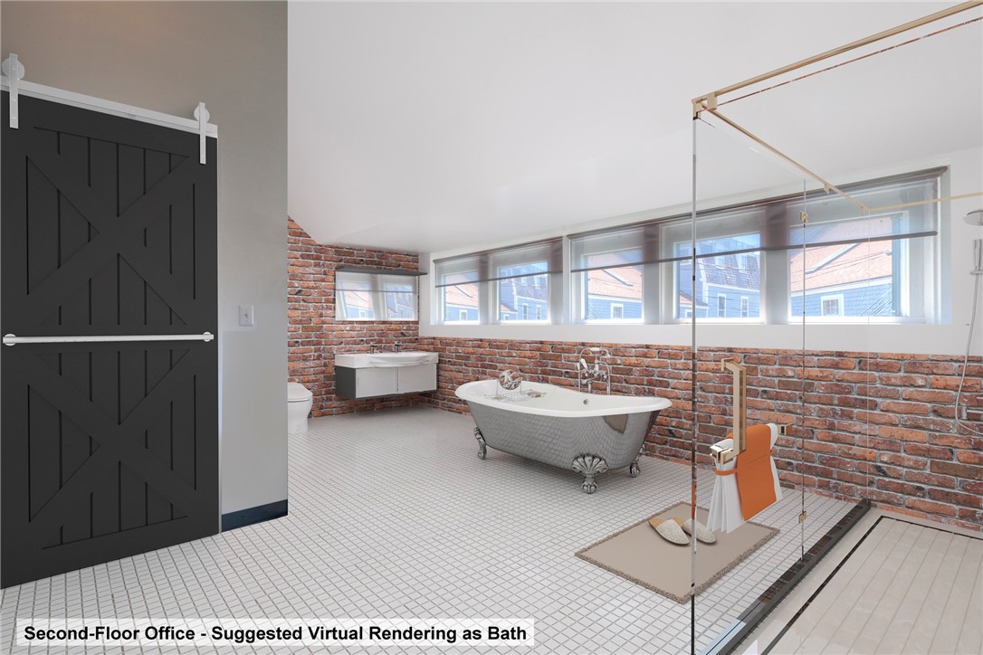 25 Mill Street Newport, RI 02840 - Photo 18 of 46 Second floor office virtually renovated as a bath.