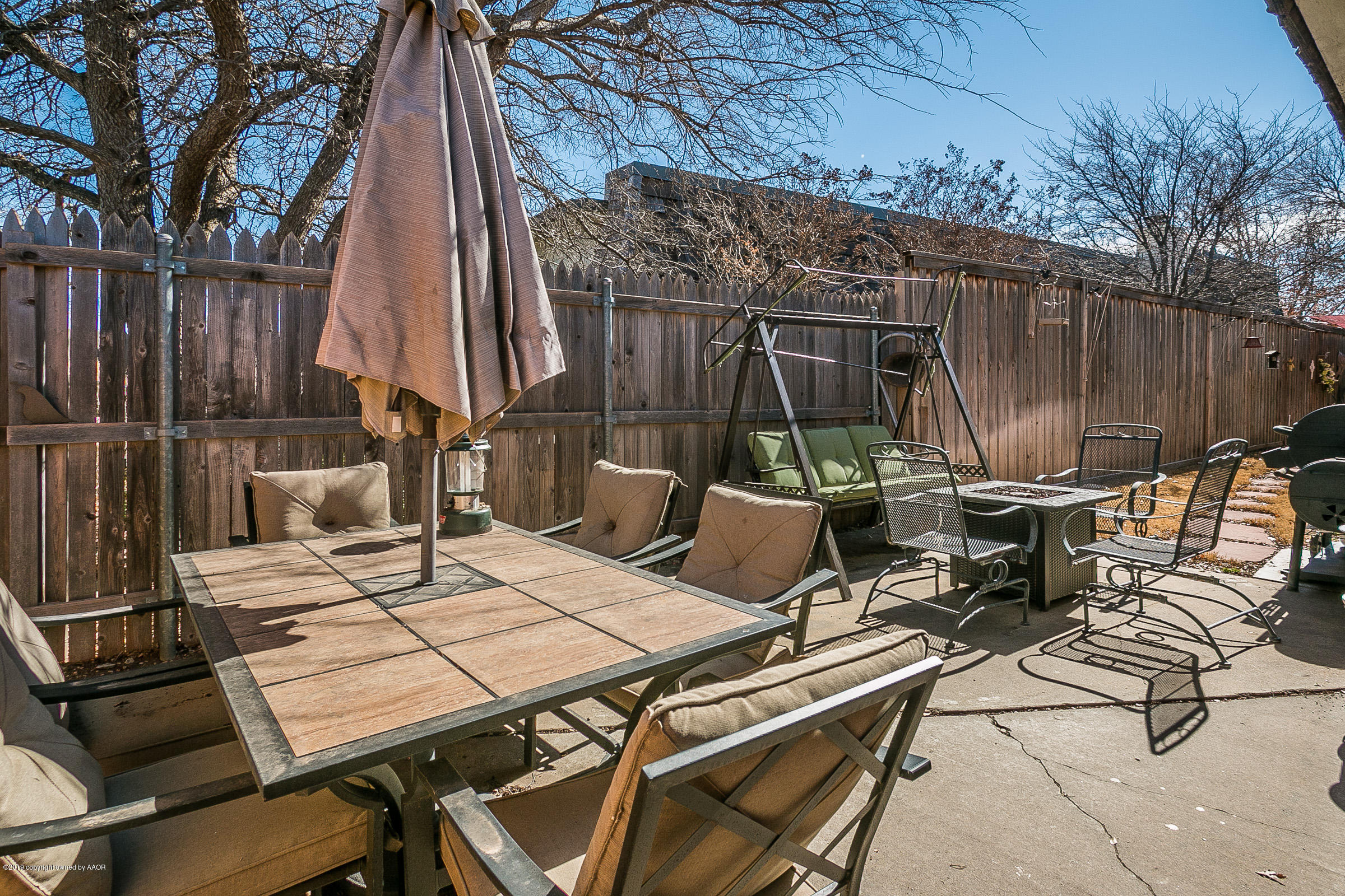 6122 Belpree Road Amarillo, TX 79106 - Photo 33 of 34 Rear Patio