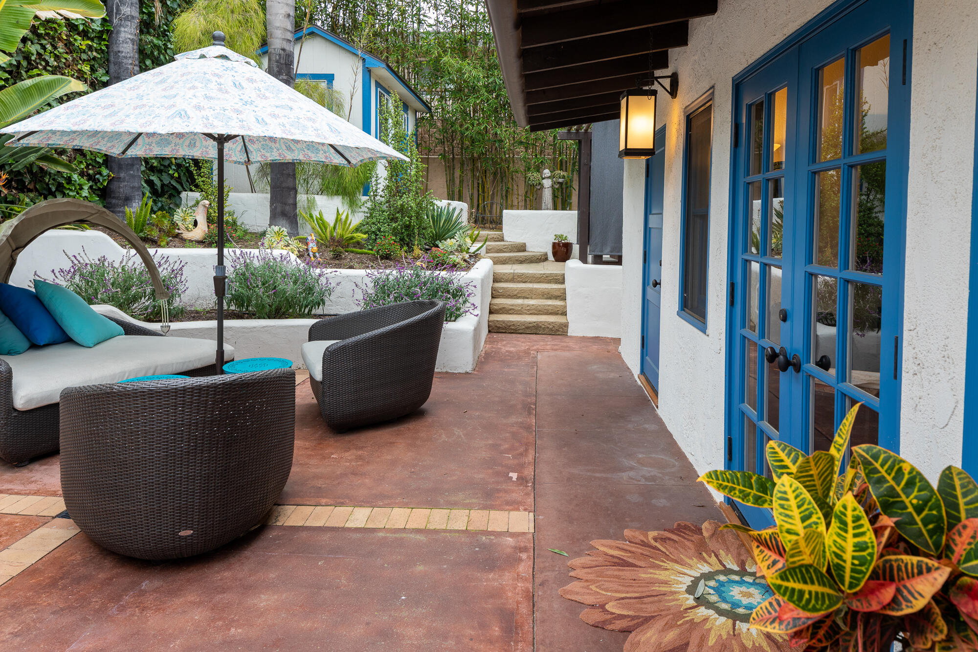 22 Pine Drive Santa Barbara, CA 93105 - Photo 11 of 12 a view of a patio with chairs and a potted plants