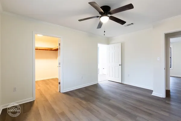 wooden floor in an empty room