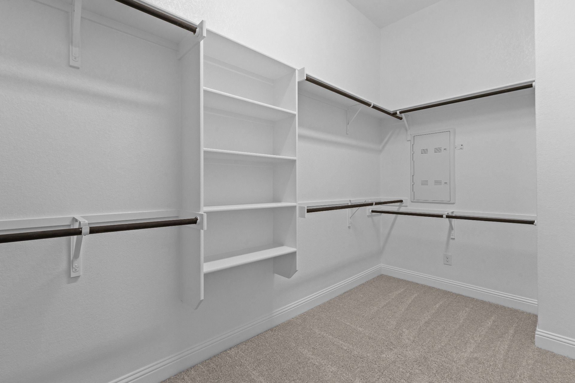 336 Ridgewell Loop Georgetown, TX 78633 - Photo 17 of 31 a view of an empty walk in closet