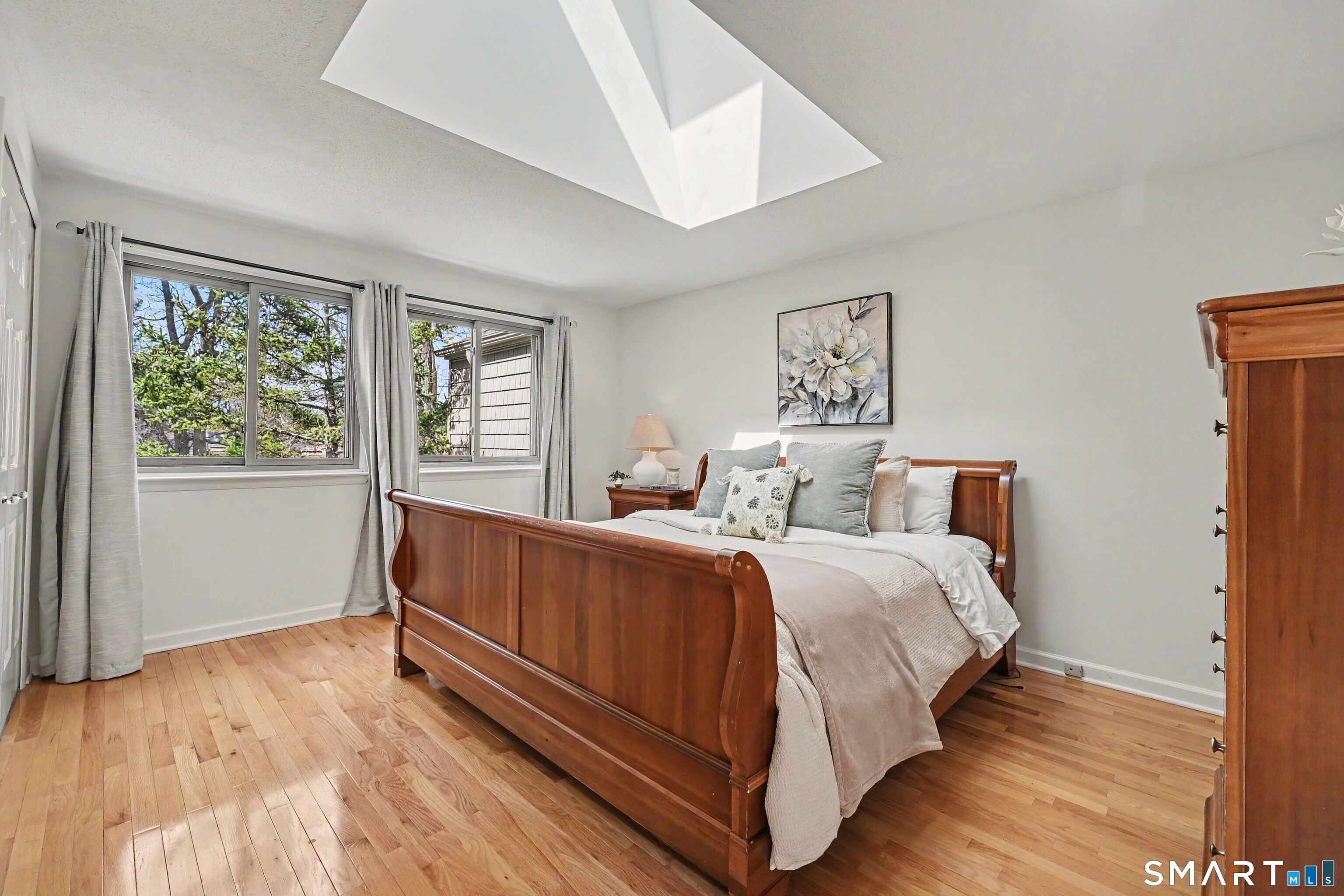 42 Powder Mill Road, Unit B Stratford, CT 06614 - Photo 19 of 40 Primary Bedroom with large skylight