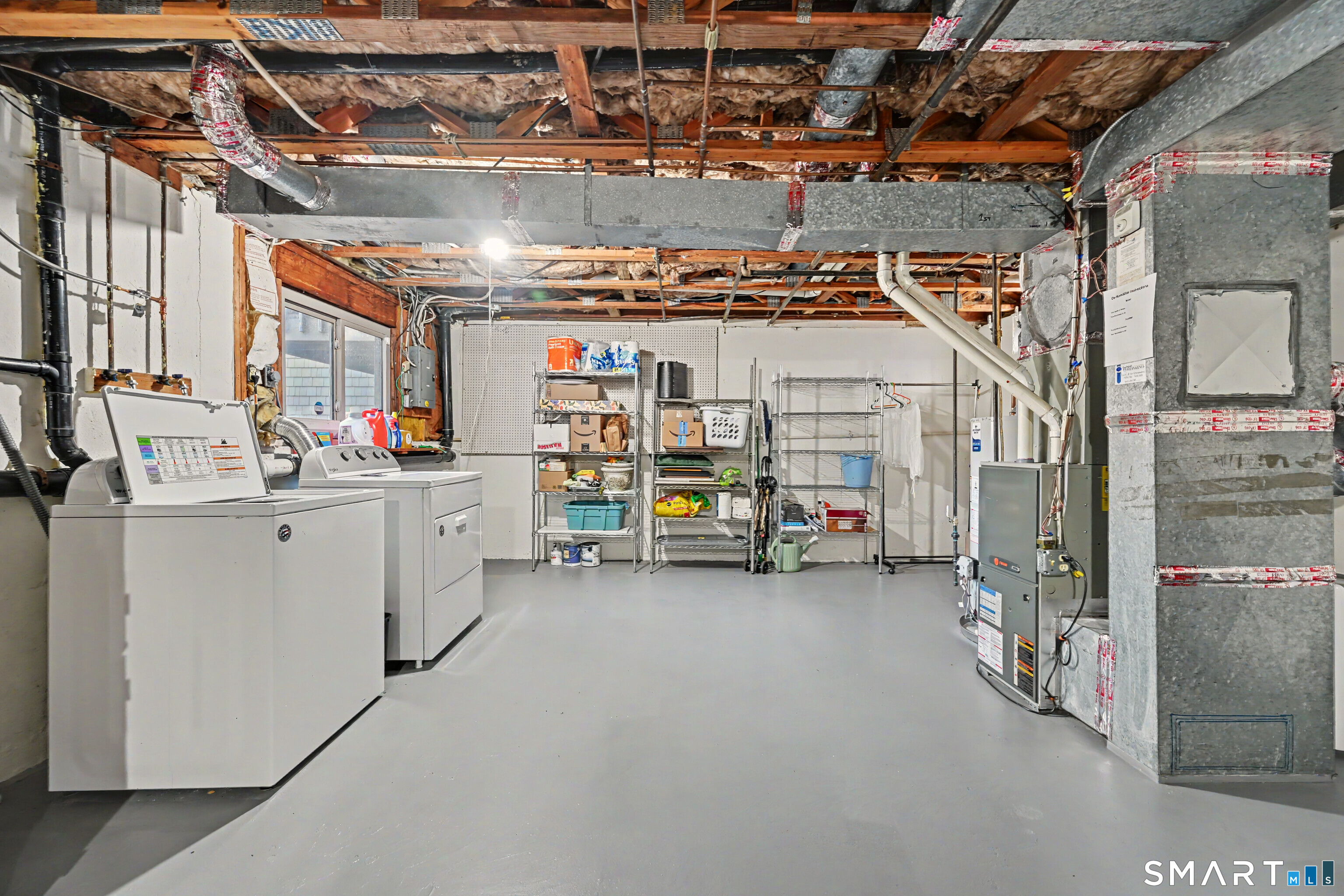 42 Powder Mill Road, Unit B Stratford, CT 06614 - Photo 27 of 40 Lower Level with laundry area