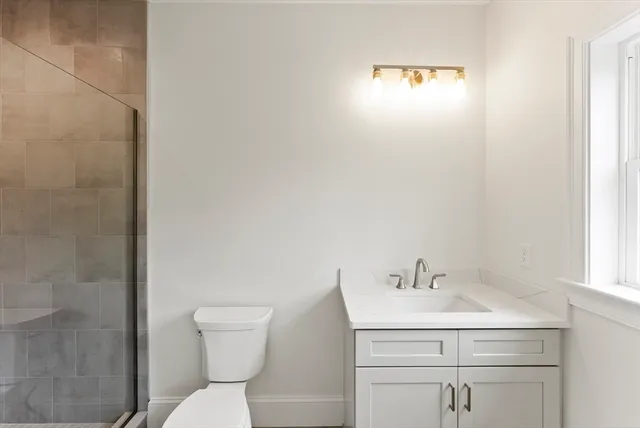 a view of a deck with a backyard