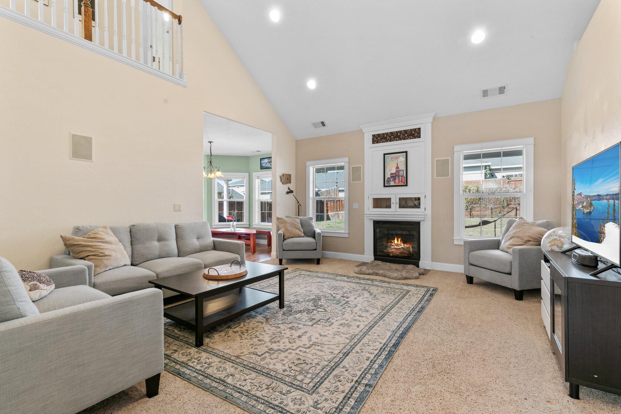 1965 Rabun Way Central Point, OR 97502 - Photo 11 of 47 a living room with furniture and a fireplace