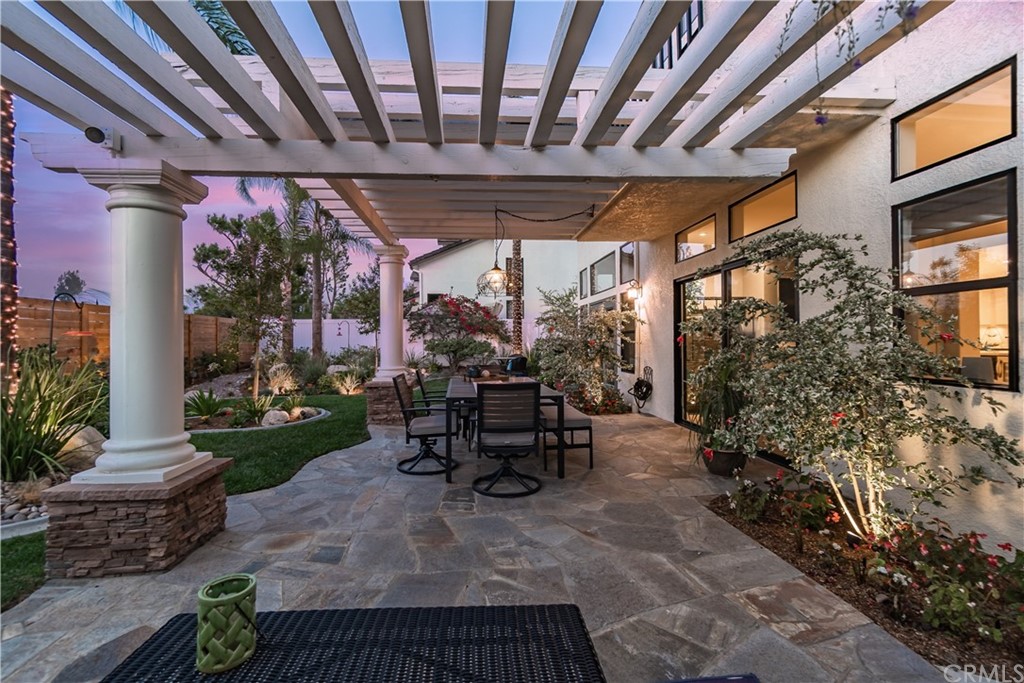3235 Star Canyon Circle Corona, CA 92882 - Photo 63 of 75 a view of a porch with furniture and garden