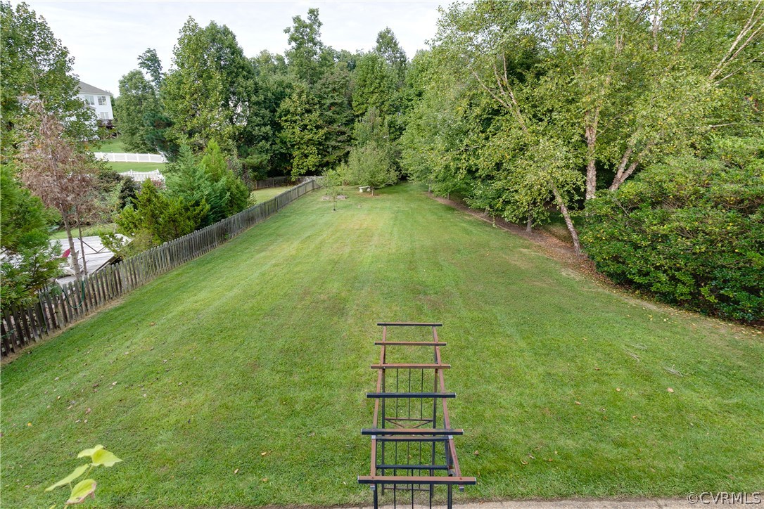 1418 Goswick Ridge Road Midlothian, VA 23114 - Photo 43 of 47 a view of a big yard with large trees