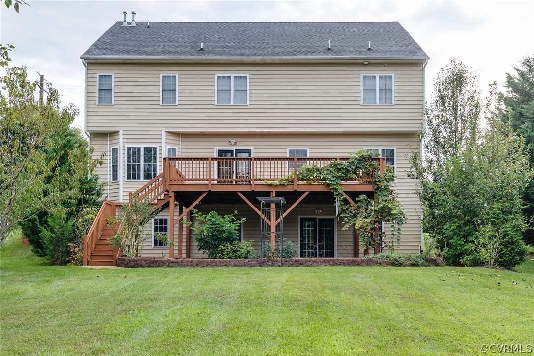 1418 Goswick Ridge Road Midlothian, VA 23114 - Photo 46 of 47 a front view of a house with a garden