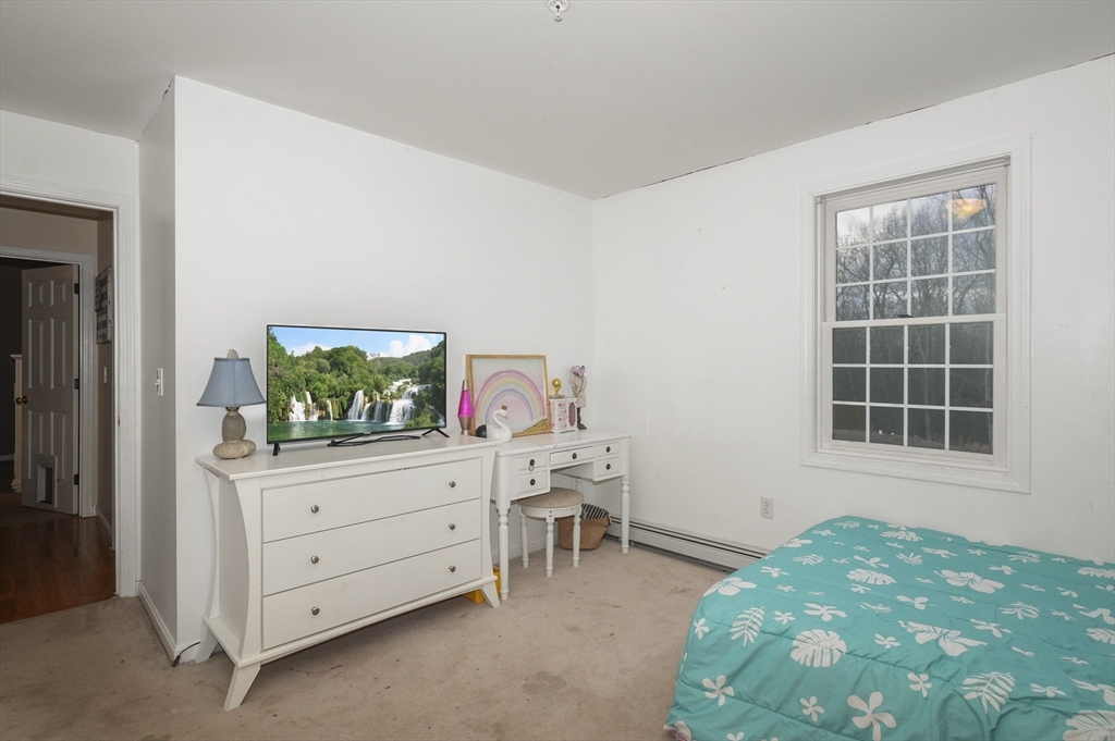 24 North End Road Townsend, MA 01469 - Photo 25 of 35 a bedroom with a bed and a tv in it