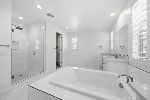 a view of an empty room and a sliding door