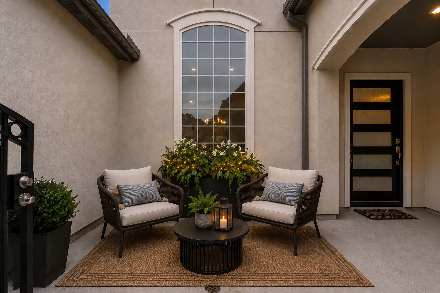 12932 Whitewater Way Conroe, TX 77302 - Photo 3 of 48 Virtual staging of the charming and welcoming front porch.
