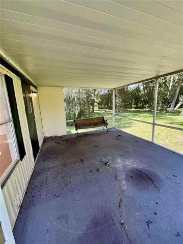 a view of outdoor space and deck