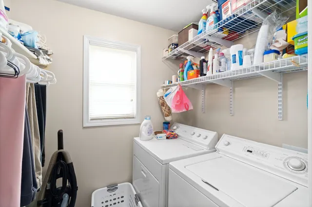 a room with storage and utility