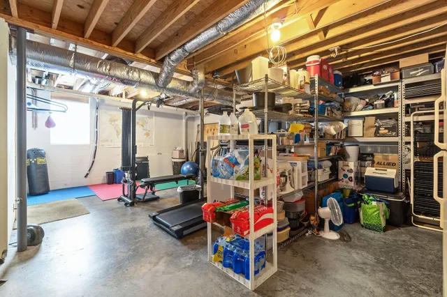 a storage room with lots of stuff