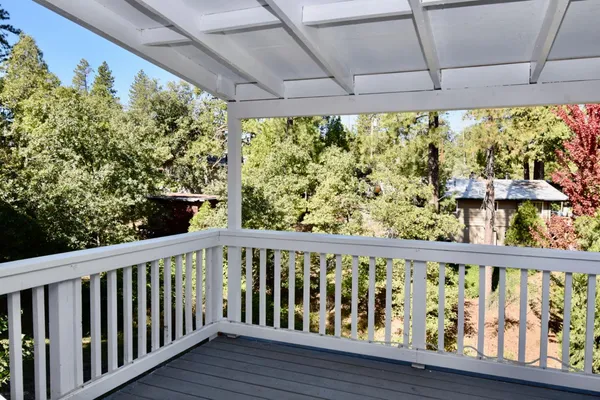 a view of a porch