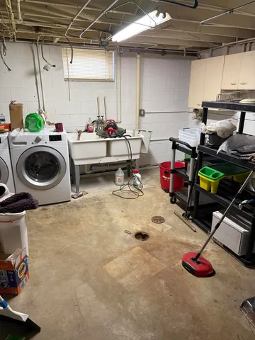 a room with gym equipment