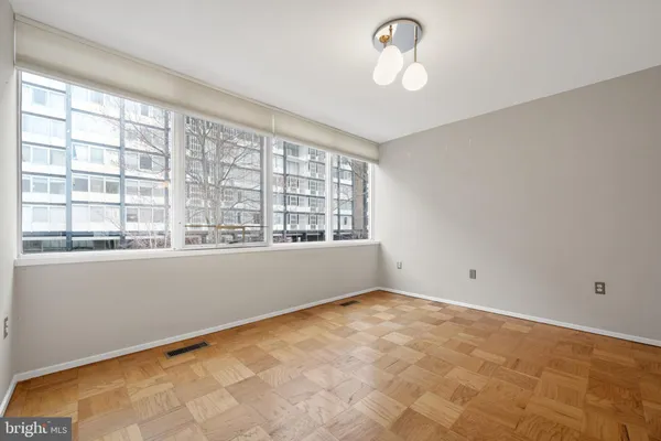 a view of an empty room